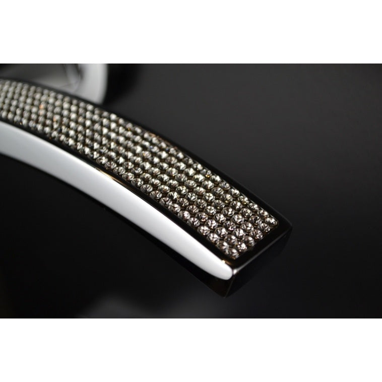 スワロスキー社製　クリスタル　レバーハンドル空錠　PROFILO MESH　丸座 [1041RO102]