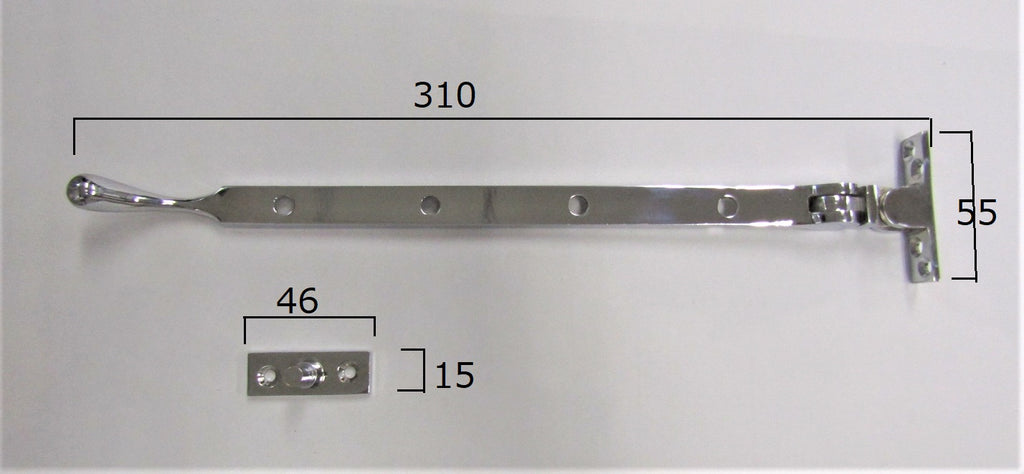 真鍮クローム　窓調整器　WF4592 [WF4592]