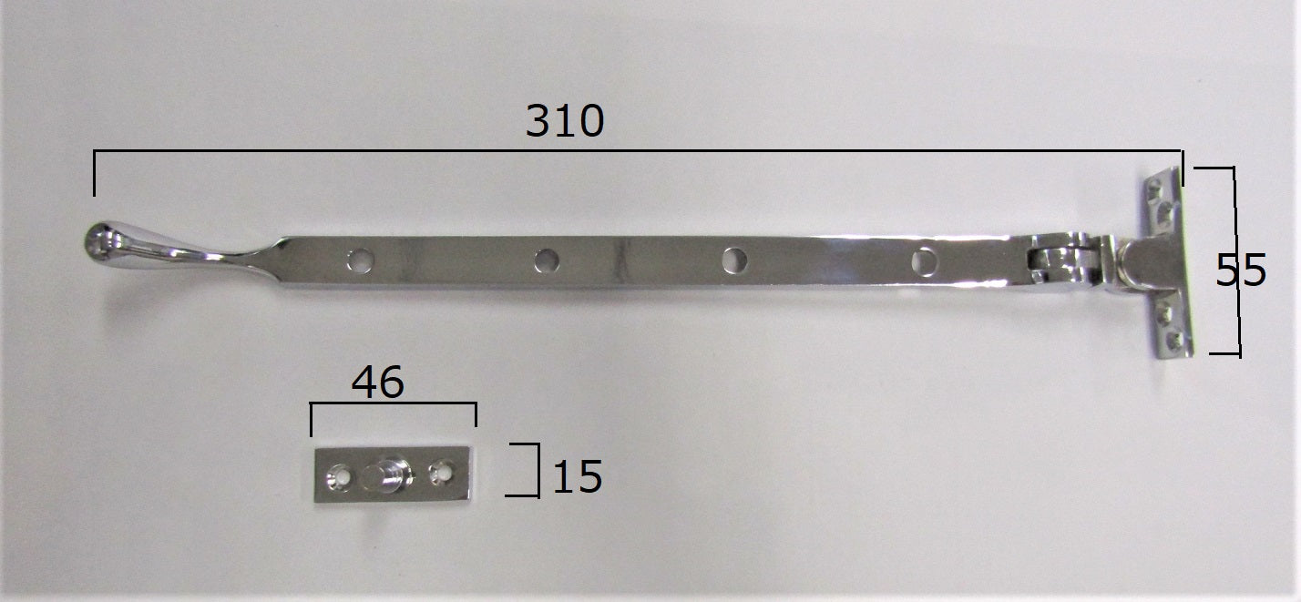 真鍮クローム　窓調整器　WF4592 [WF4592]