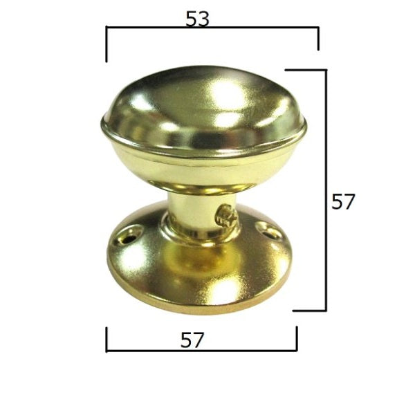 金色　握り玉ノブ　丸座　金色　空錠セット　CASABONITA 　WJ2380 [WJ2380]